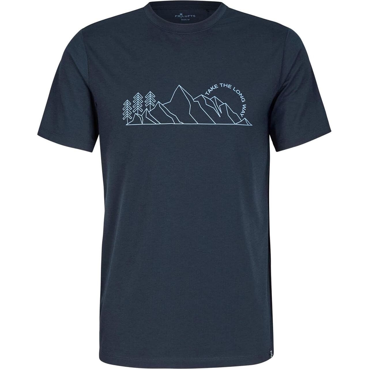 Frilufts Mens Mathraki Printed T-shirt (Sort (DARK SAPPHIRE LANDSCAPE) Large)