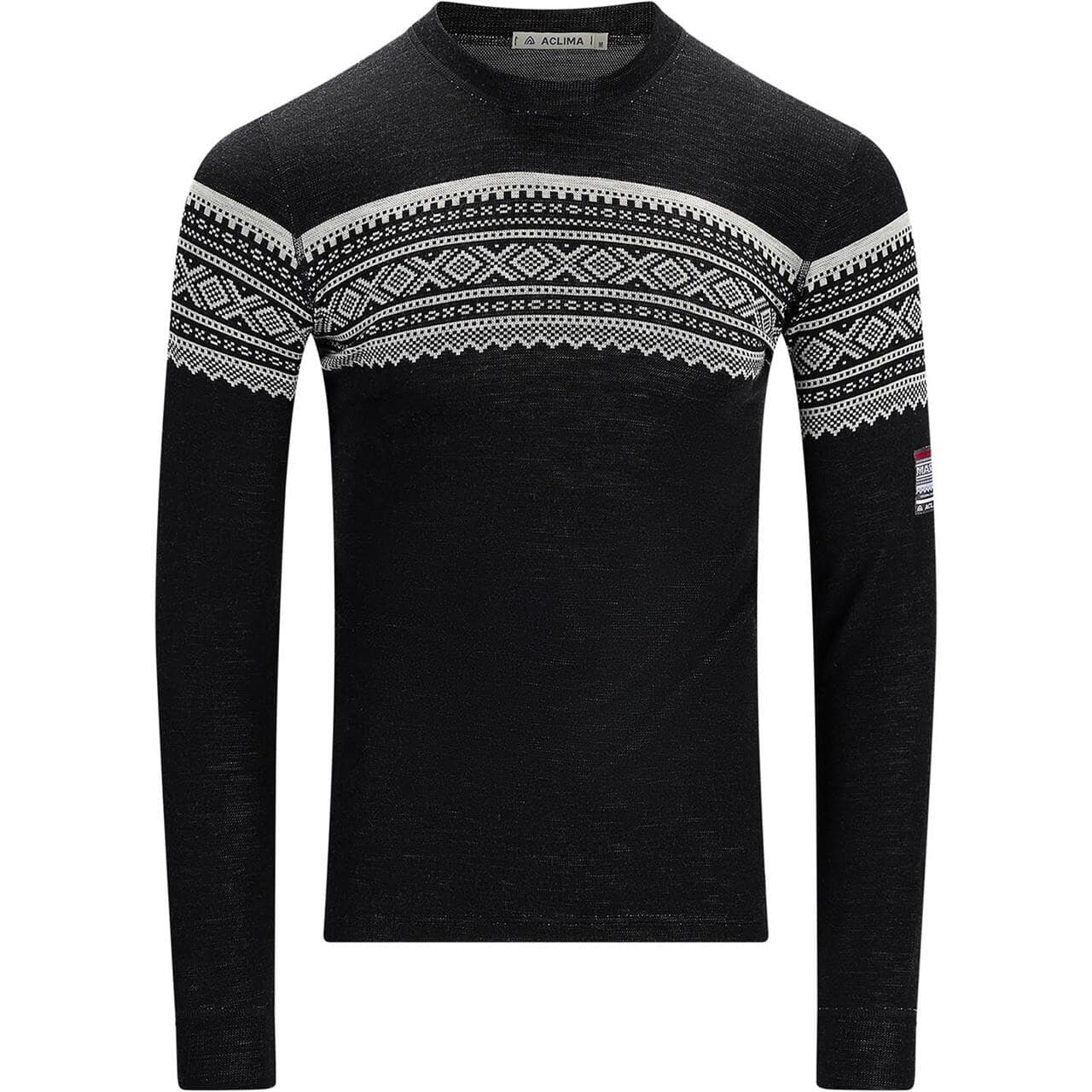 Aclima Mens Designwool Marius Crew Neck (Grå (RAVNÅS) X-small)