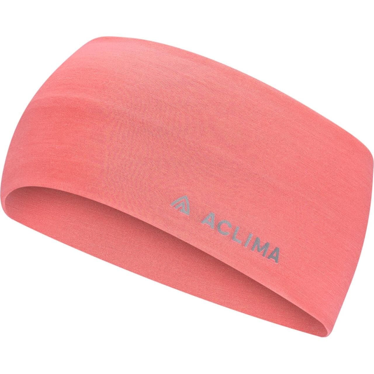 Aclima Lightwool Headband (Lyserød (SUN KISSED CORAL) Large)