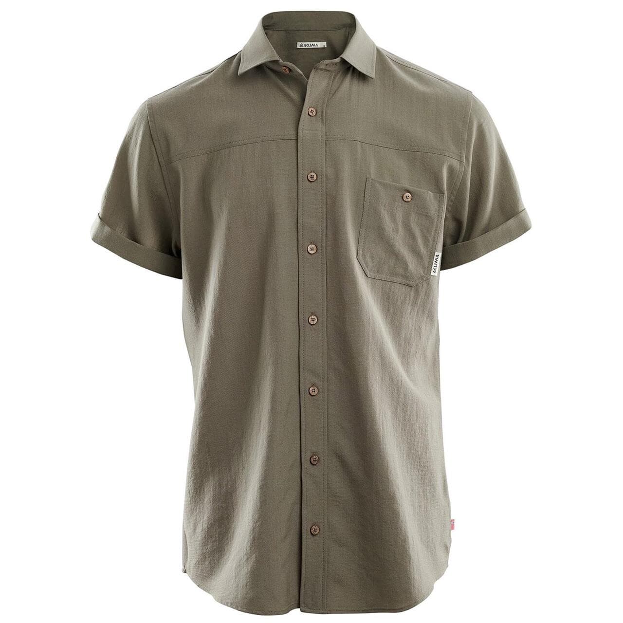 Aclima Mens Leisurewool Short Sleeve Shirt (Grøn (RANGER GREEN) XX-large)