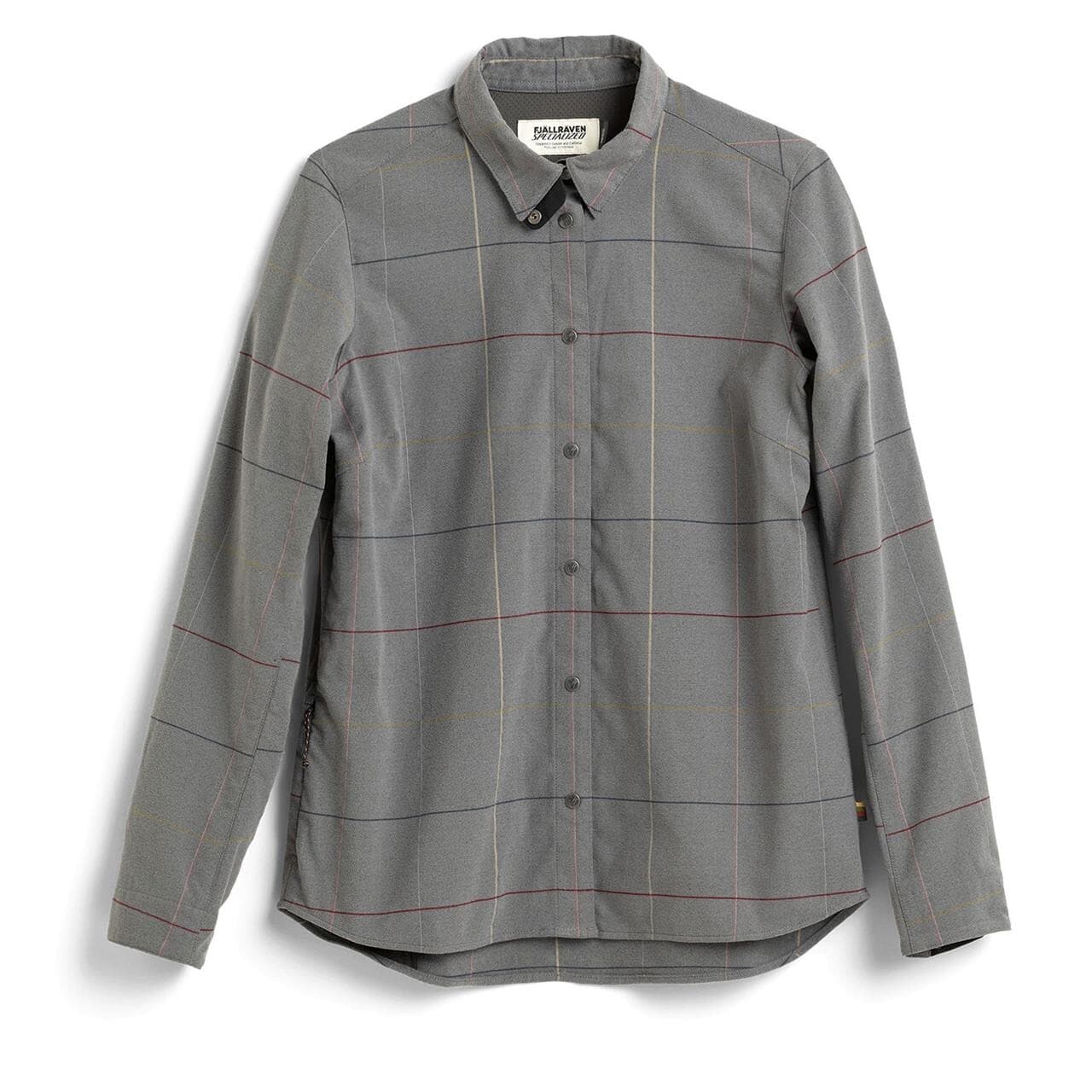 Fjällräven Womens S/F Riders Flannel Shirt LS (Grå (GREY FLAG WINDOW/702) X-small)
