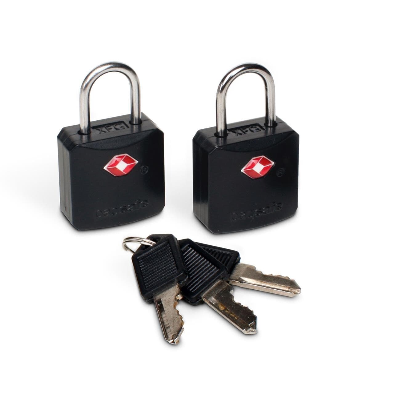 Pacsafe Prosafe 620 TSA Hængelås 2 Pak (Sort (BLACK))