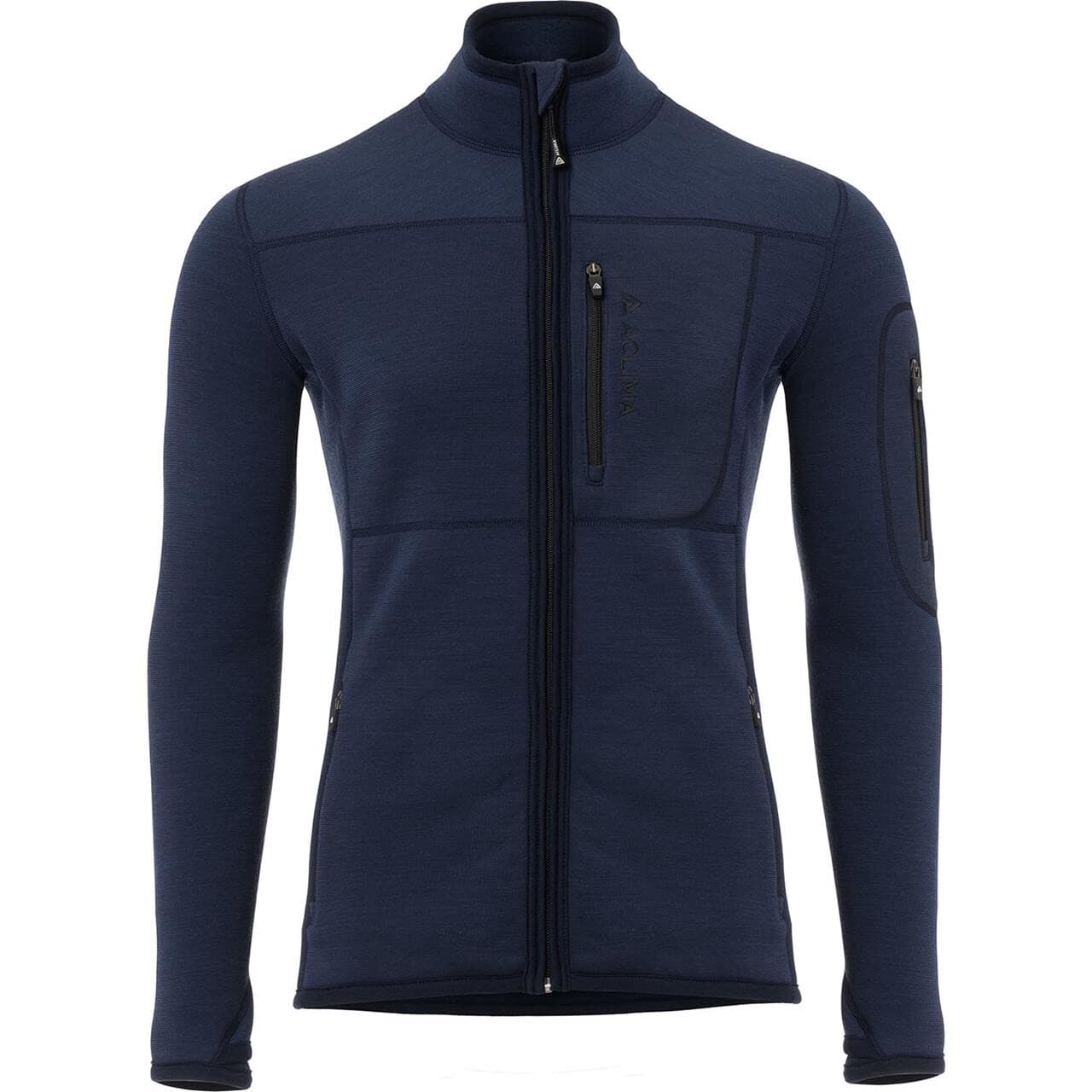 Aclima Mens FleeceWool Jacket (Blå (NAVY BLAZER) X-large)