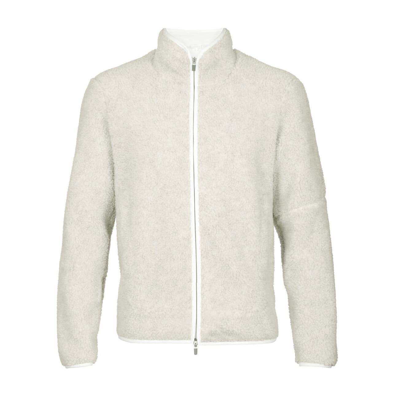 Icebreaker Mens Realfleece High Pile L/S Zip (Hvid (ECRU HTHR/SNOW) Small)