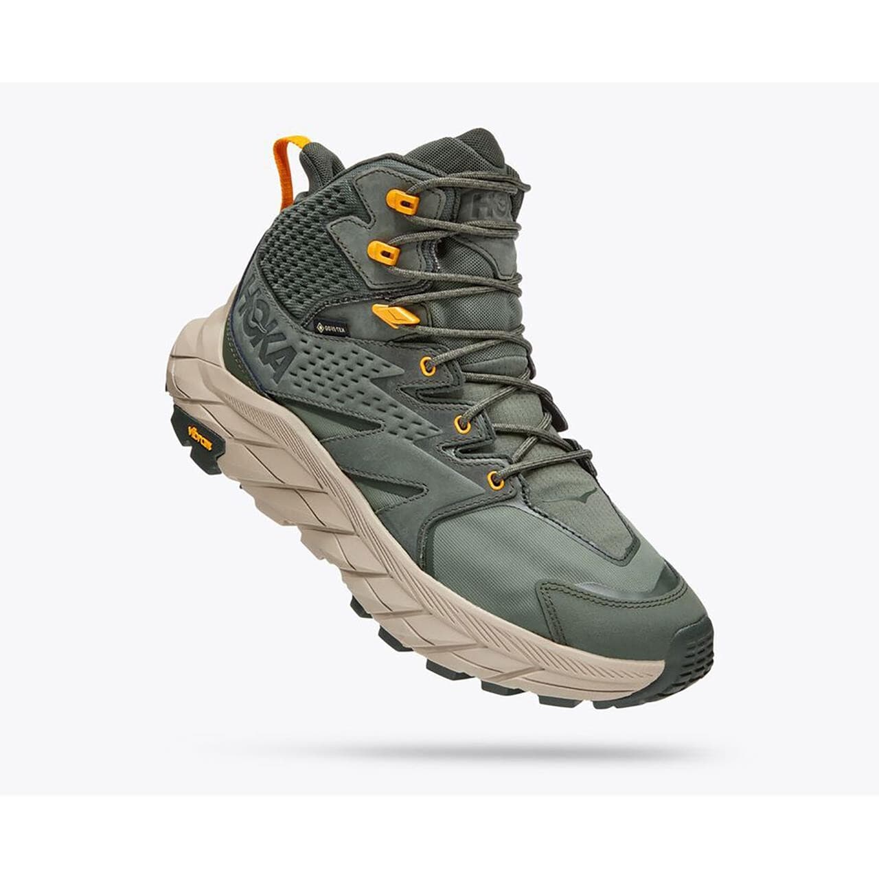 Hoka Mens Anacapa Mid GTX (Grøn (THYME/RADIANT YELLOW) 42 2/3)