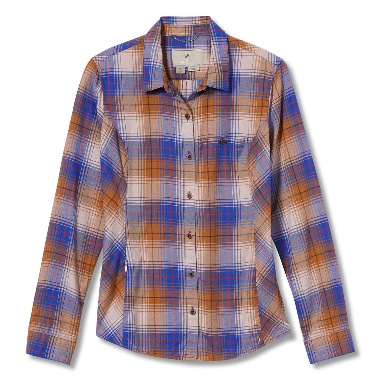 Royal Robbins Womens Dream Trekker Flannel L/S (Blå (SPHINX RENA PLD) Small)