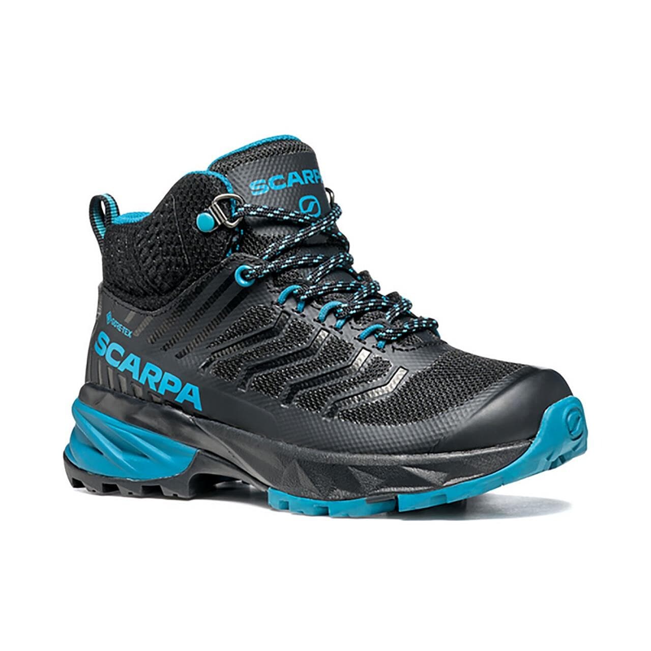 Scarpa Kids Rush Mid GTX (Sort (BLACK/OTTANIO) 37)