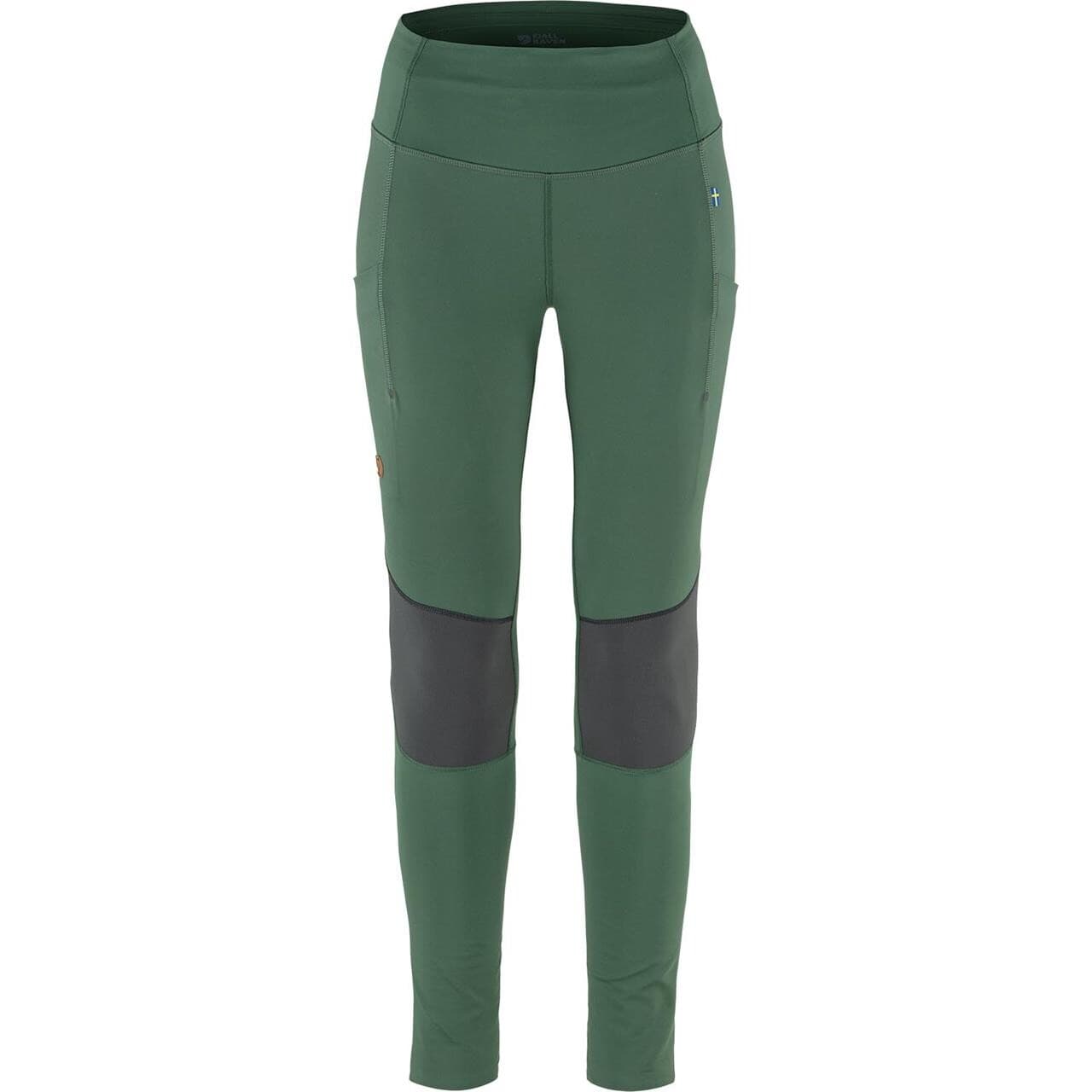 Fjällräven Womens Abisko Värm Trekking Tights (Grøn (DEEP PATINA-IRON GREY/679-048) X-small)