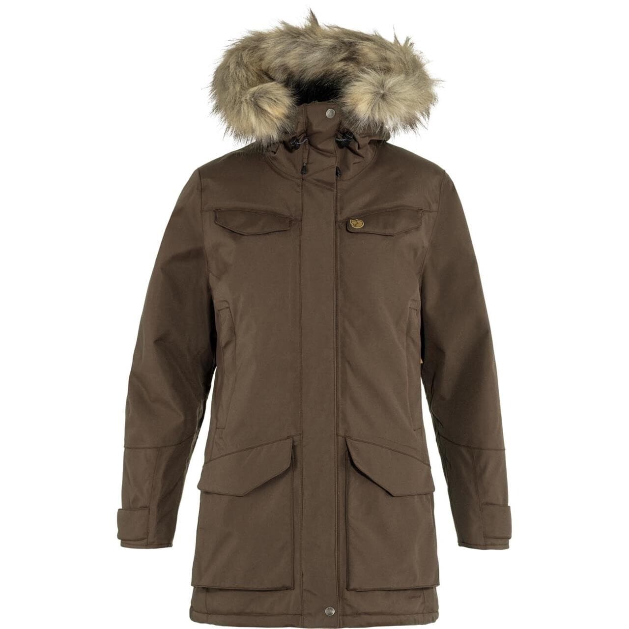 Fjällräven Womens Nuuk Parka (Brun (DARK OAK/299) Medium)