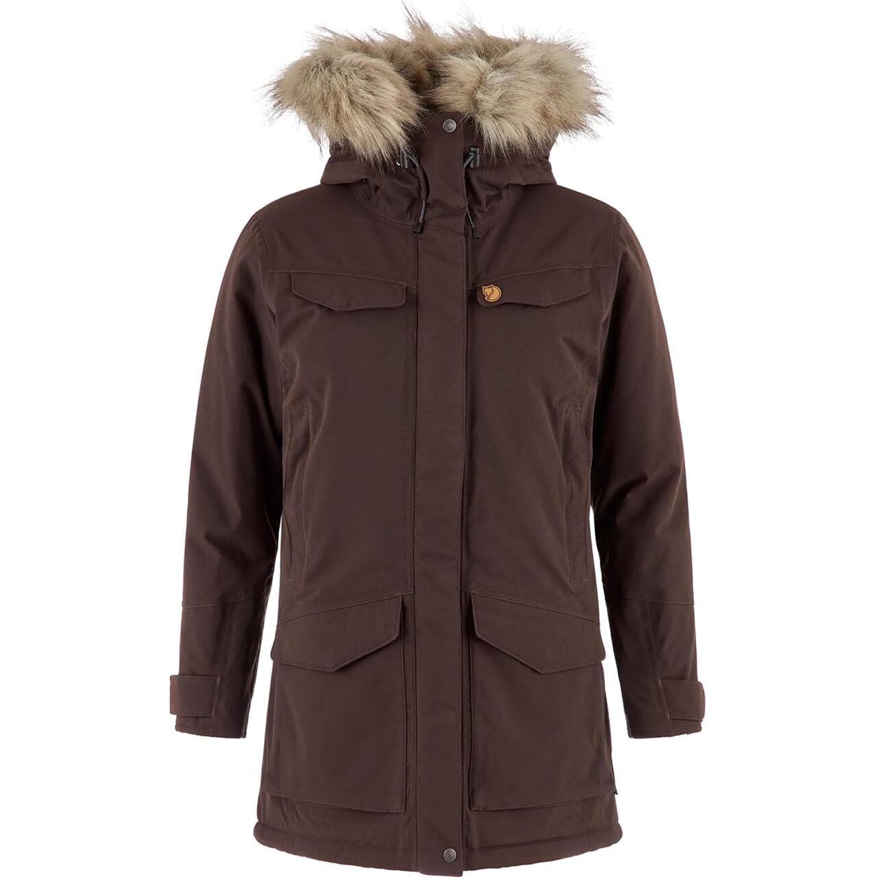 Fjällräven Womens Nuuk Parka (Brun (BLACK OAK/294) Medium)
