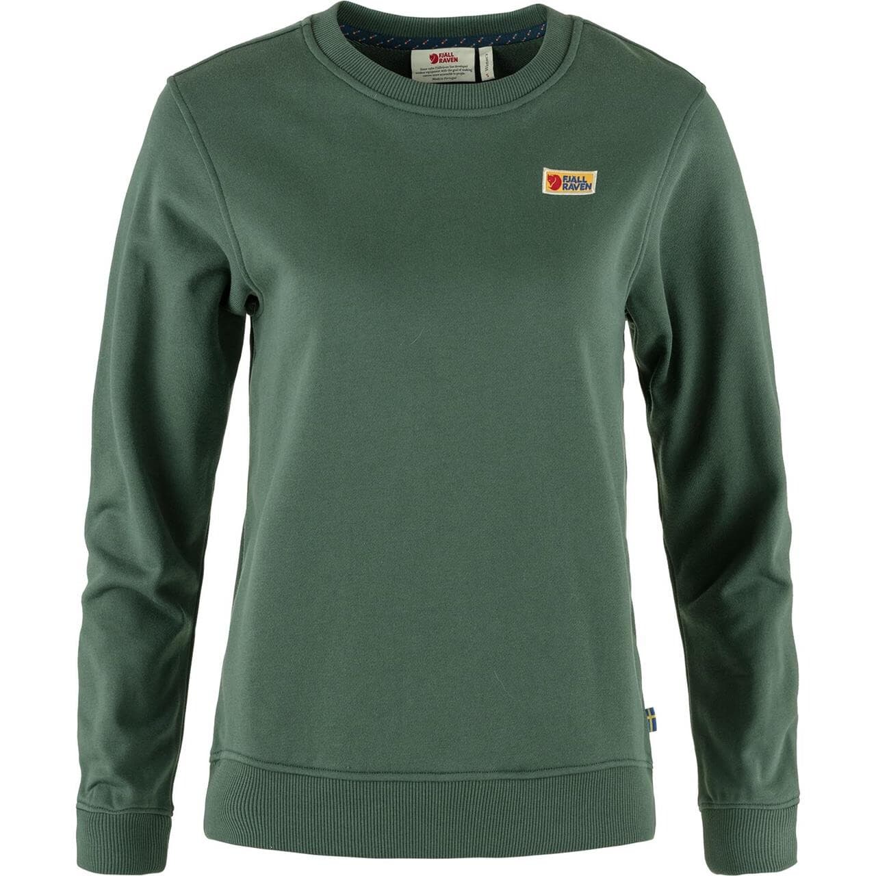 Fjällräven Womens Vardag Sweater (Grøn (DEEP PATINA/679) Large)