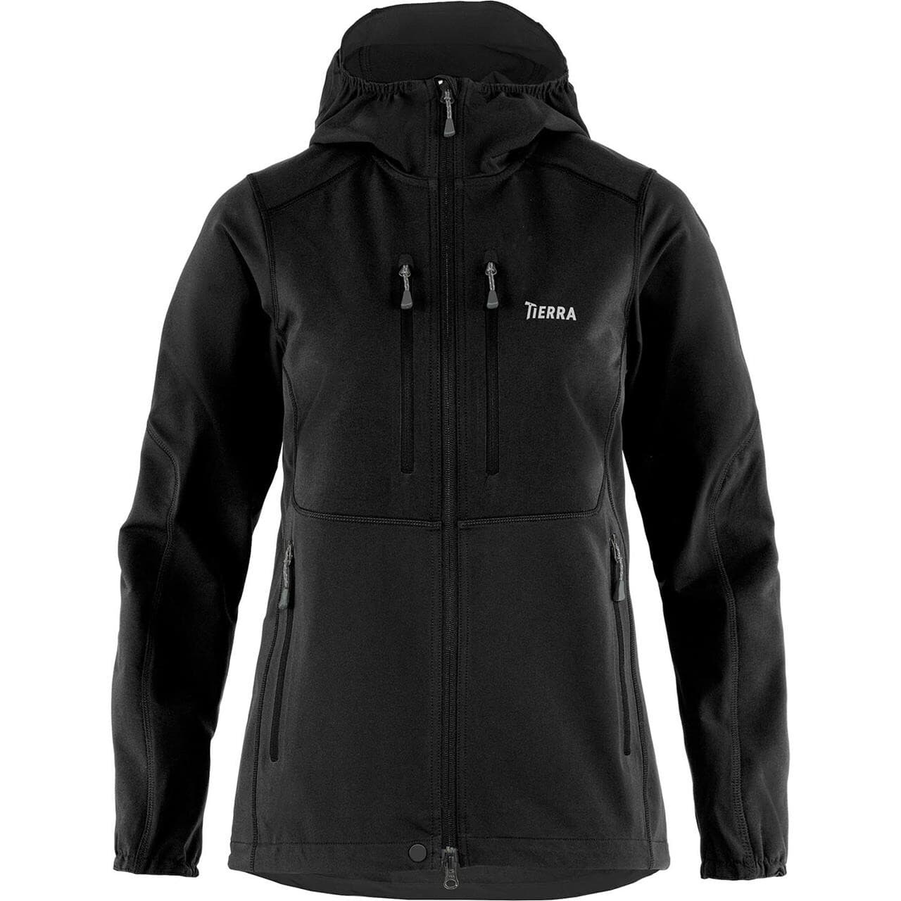 Tierra Womens Ace Hood Jacket Gen.2 (Sort (BLACK) Medium)