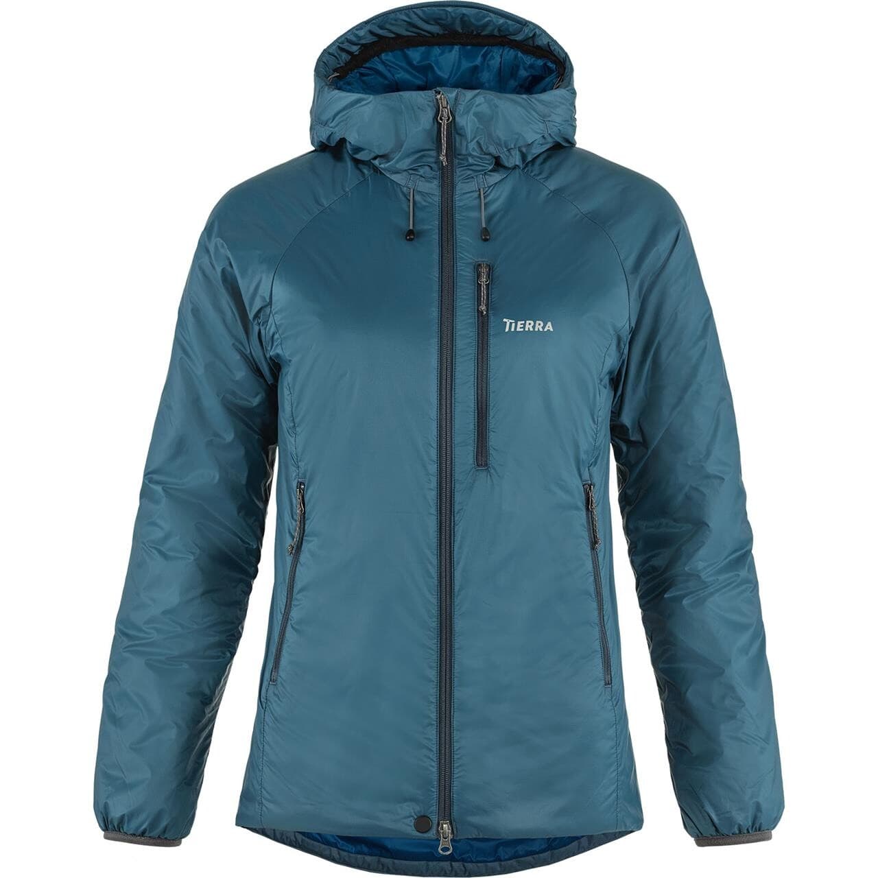 Tierra Womens Belay 120 Hood Jacket (Blå (DEEP SEA) Small)