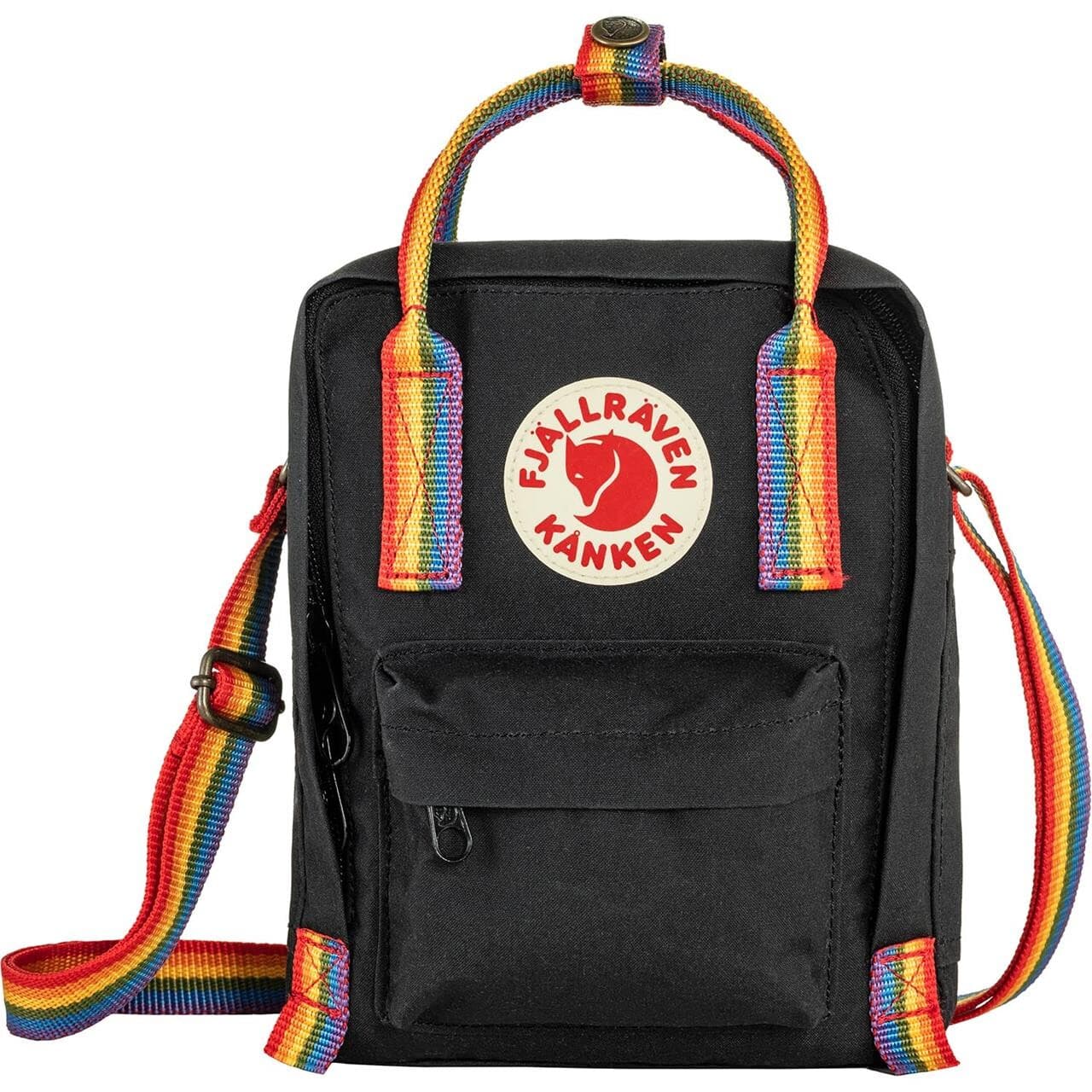 Fjällräven Kånken Rainbow Sling (Sort (BLACK-RAINBOW PTRN/550-907) One size)