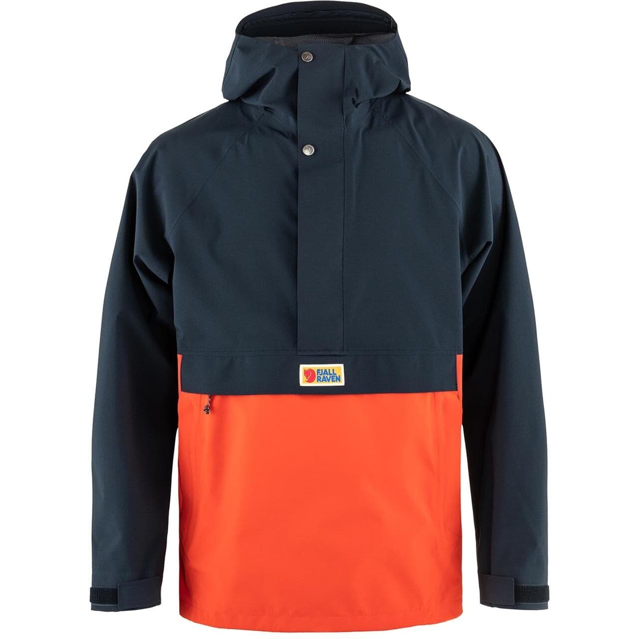 Fjällräven Mens Vardag Hydratic Anorak (Blå (DARK NAVY-FLAME ORNGE/555-214) X-large)
