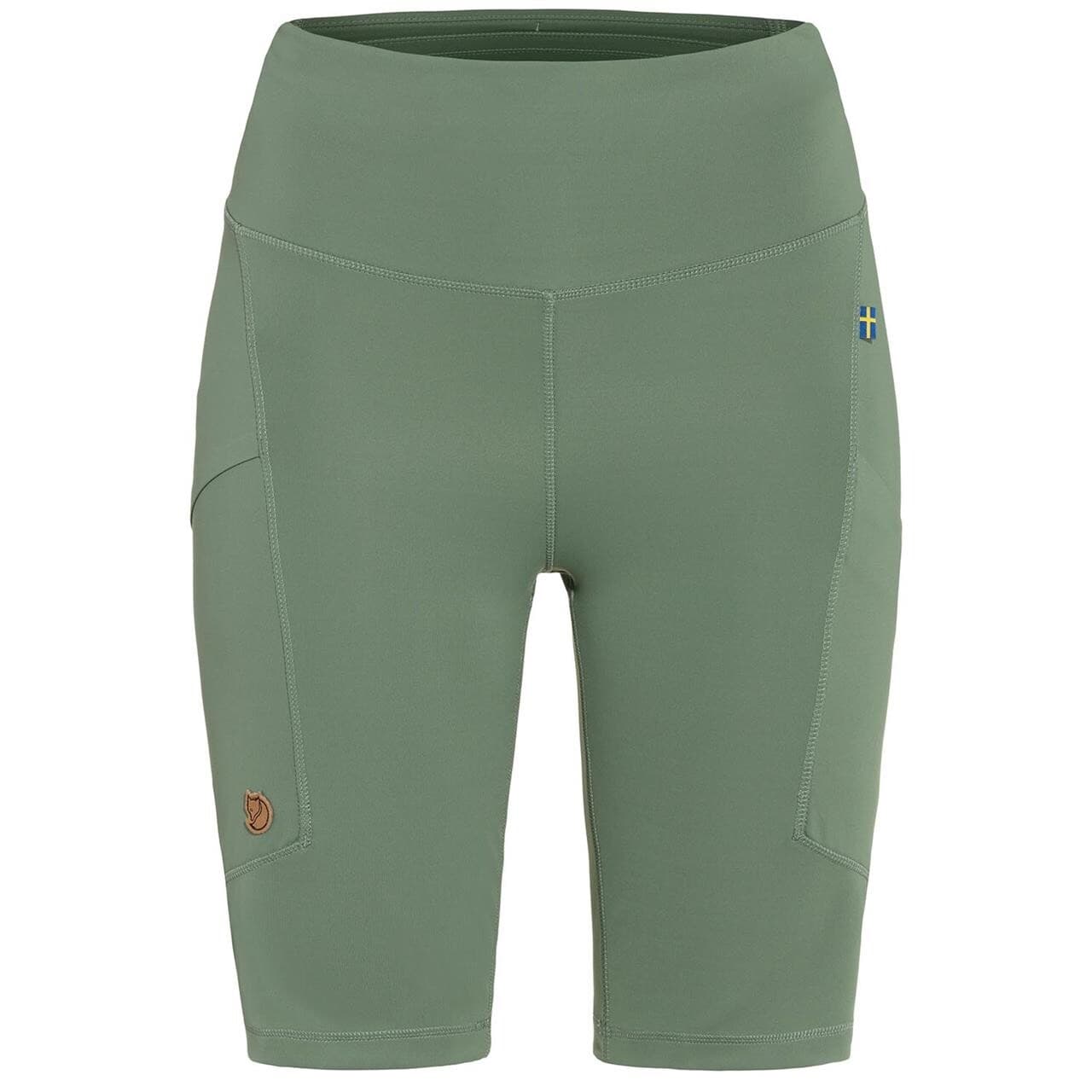Fjällräven Womens Abisko Short Tights (Grøn (PATINA GREEN/614) Large)