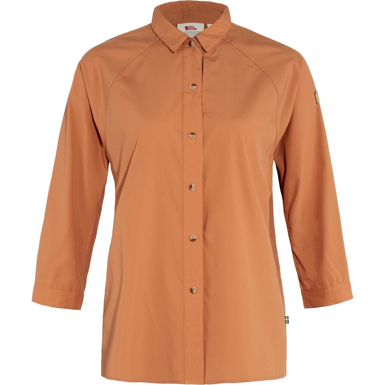 Fjällräven Womens Abisko Hike Shirt S2023 model (Brun (DESERT BROWN/242) Medium)