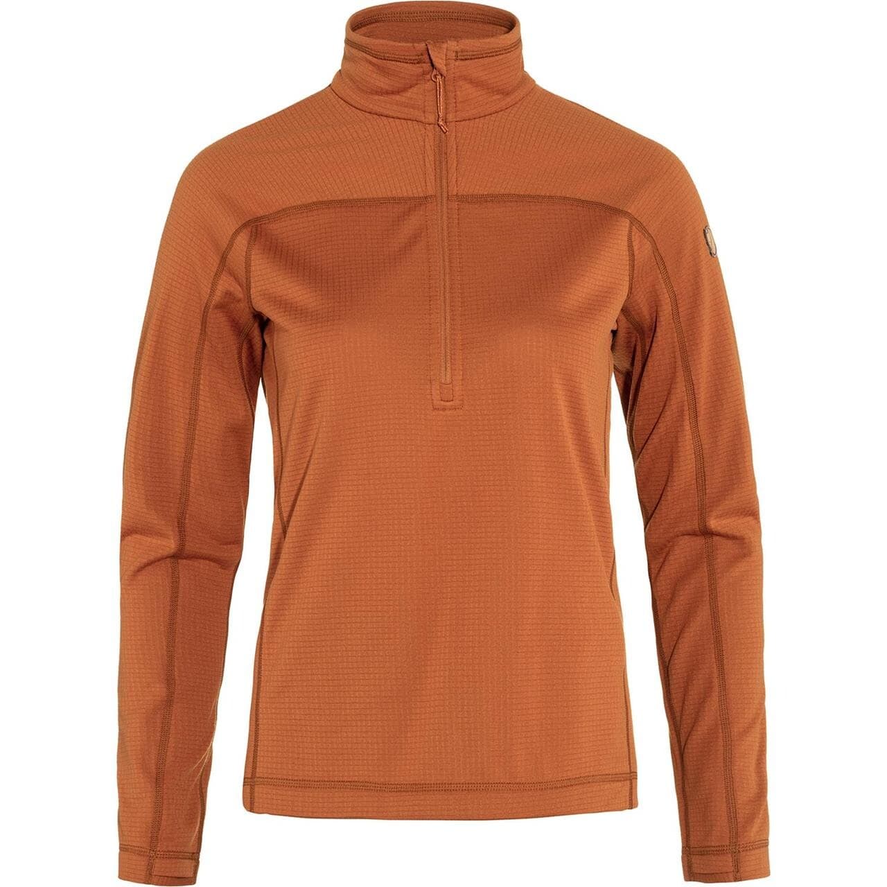 Fjällräven Womens Abisko Lite Fleece Half Zip (Brun (TERRACOTTA BROWN/243) Large)