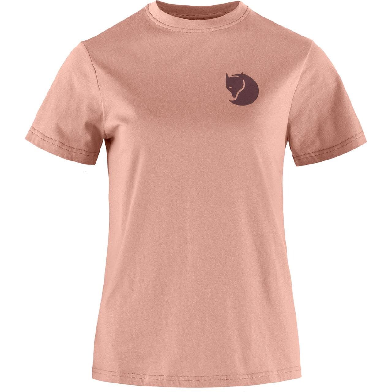 Fjällräven Womens Fox Boxy Logo Tee (Lyserød (DUSTY ROSE/300) Large)
