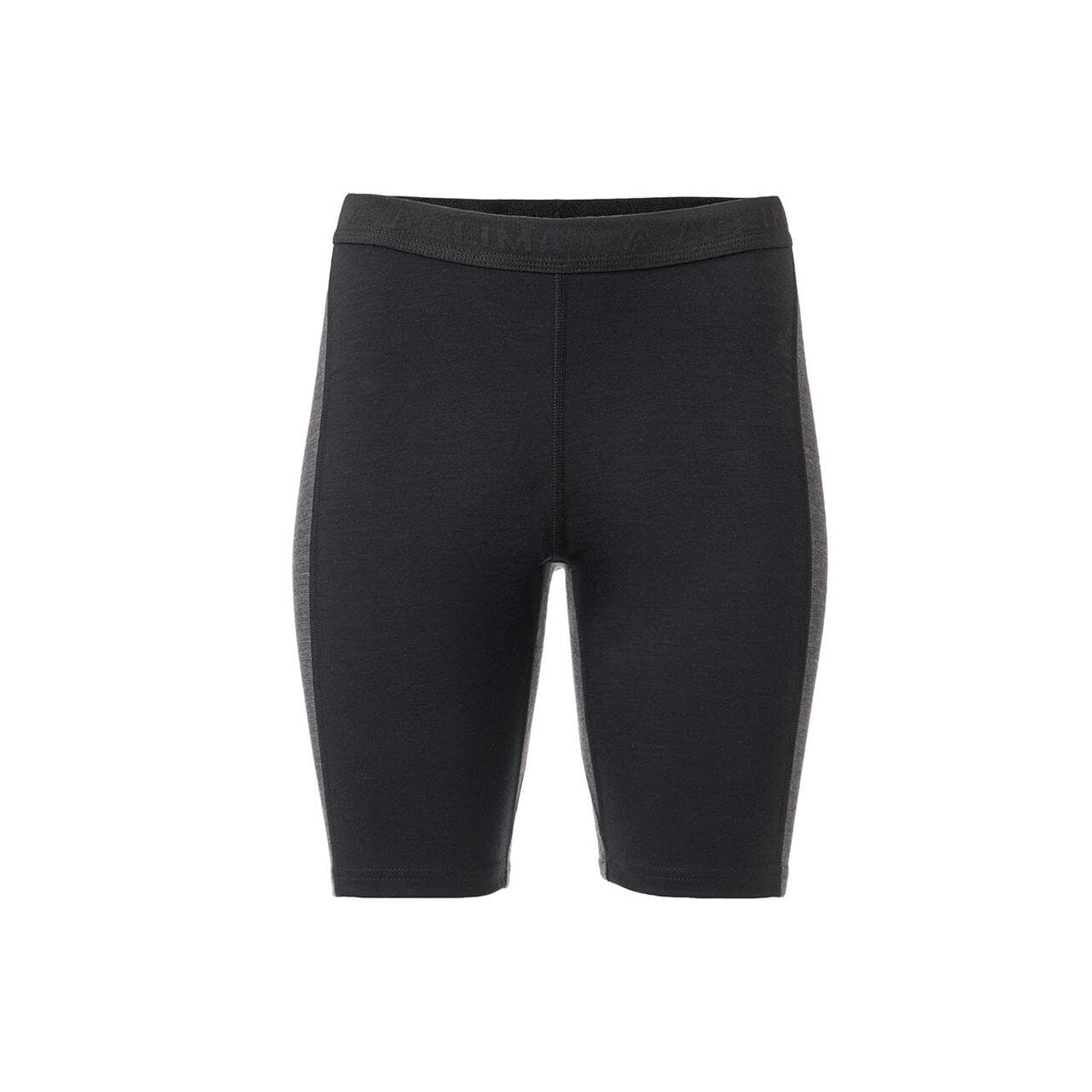 Aclima Womens WarmWool Long Shorts W/WindWool (Sort (JET BLACK/MARENGO) Small)