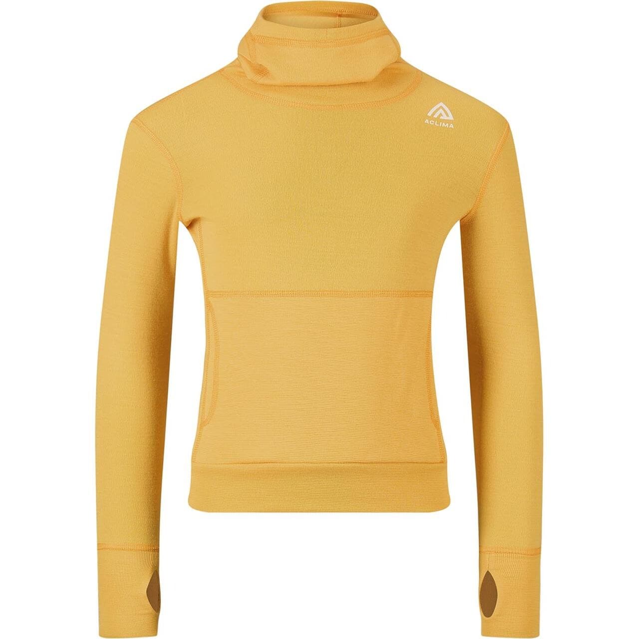 Aclima Childrens WarmWool Hoodsweater (Orange (MANGO MOJITO) 100 cm)