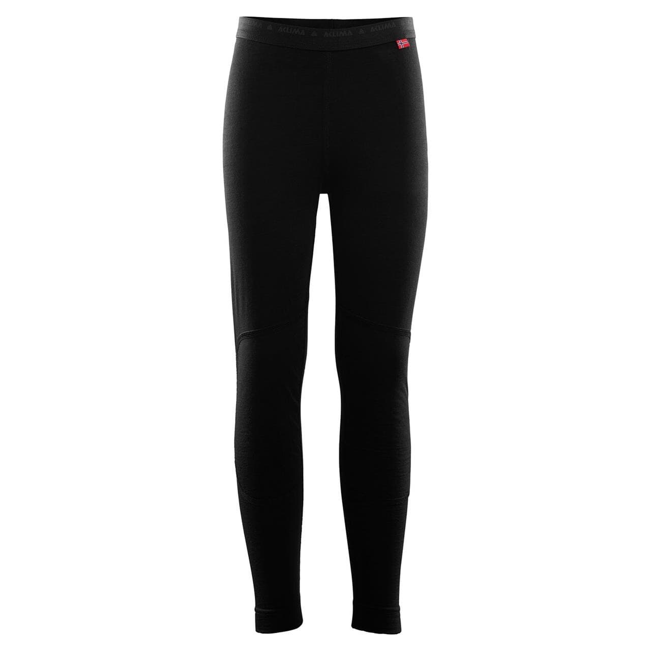 Aclima Kids LightWool Longs (Sort (JET BLACK) 160 cm)