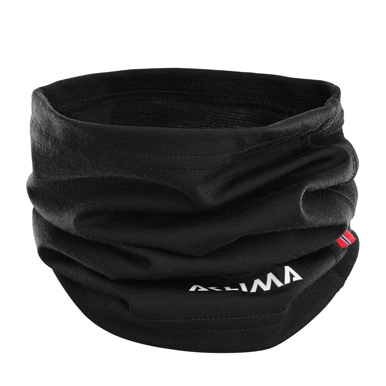 Aclima WarmWool Headover W/windwool (Sort (JET BLACK) One size)