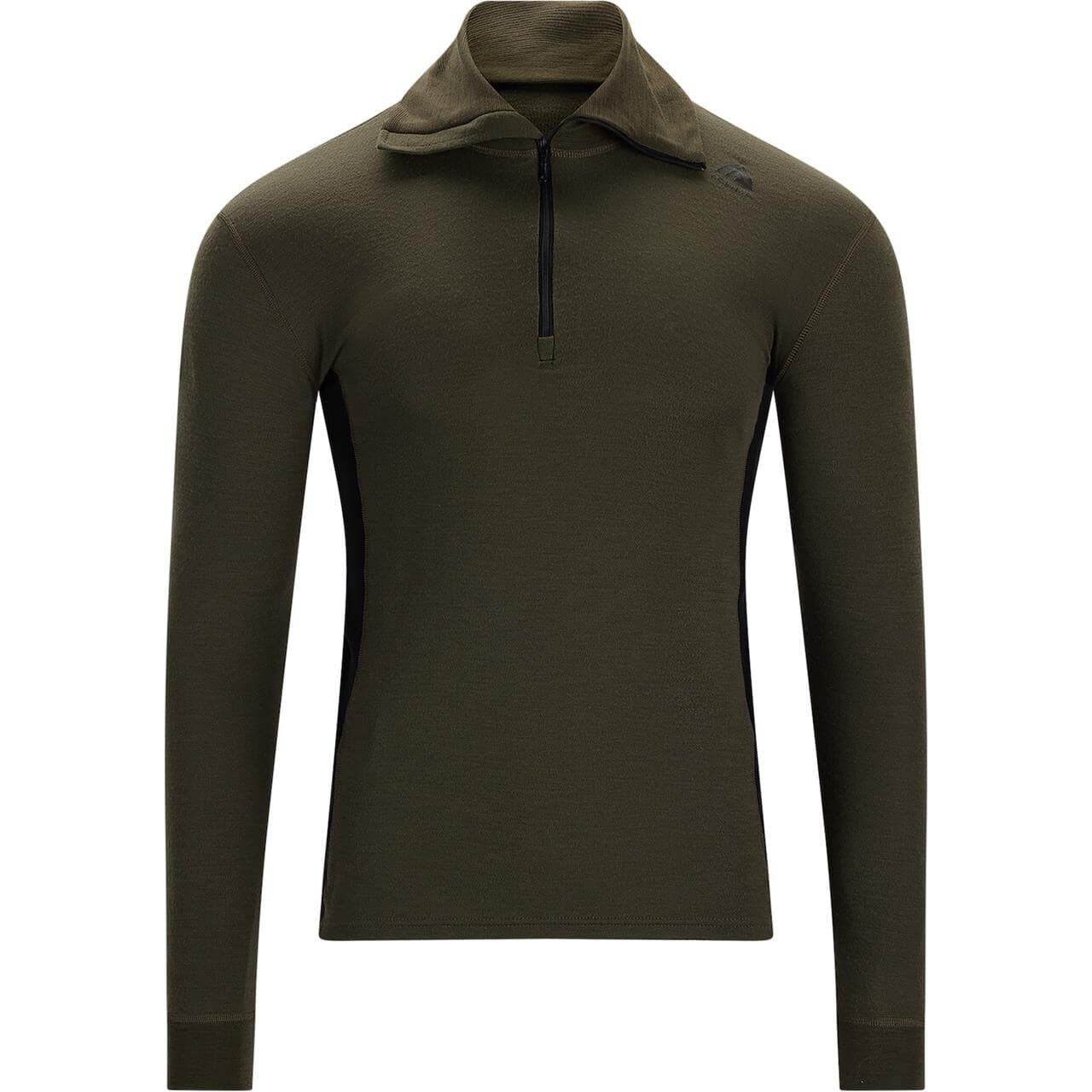 Aclima Mens WarmWool Polo (Grøn (TARMAC/JET BLACK) X-small)