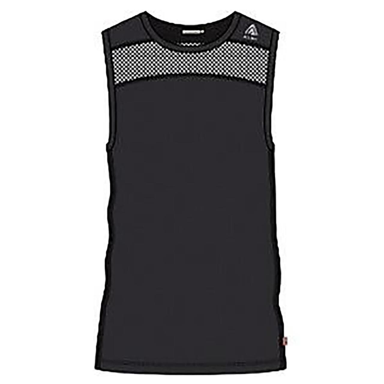 Aclima Womens LightWool Sports Singlet (Sort (JET BLACK) X-small)