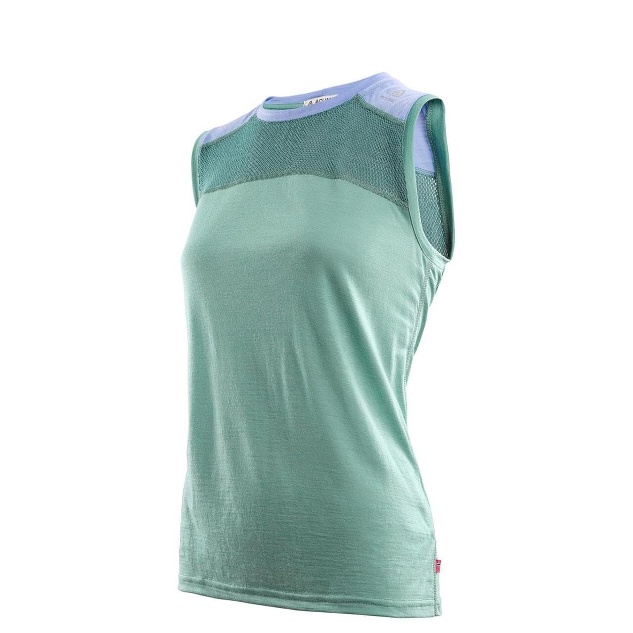 Aclima Womens LightWool Sports Singlet (Blå (OIL BLUE/PURPLE/NORTH ATLANTIC) Large)