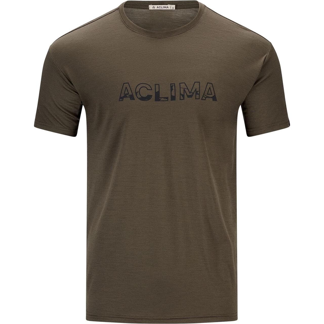 Aclima Mens LightWool Tee Logo (Grøn (TARMAC) X-large)