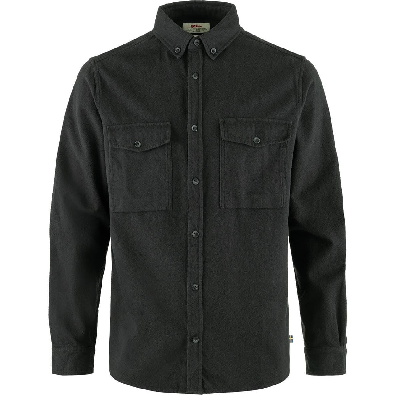Fjällräven Mens Övik Twill Shirt (Grå (DARK GREY-DARK GREY/030-030) Large)