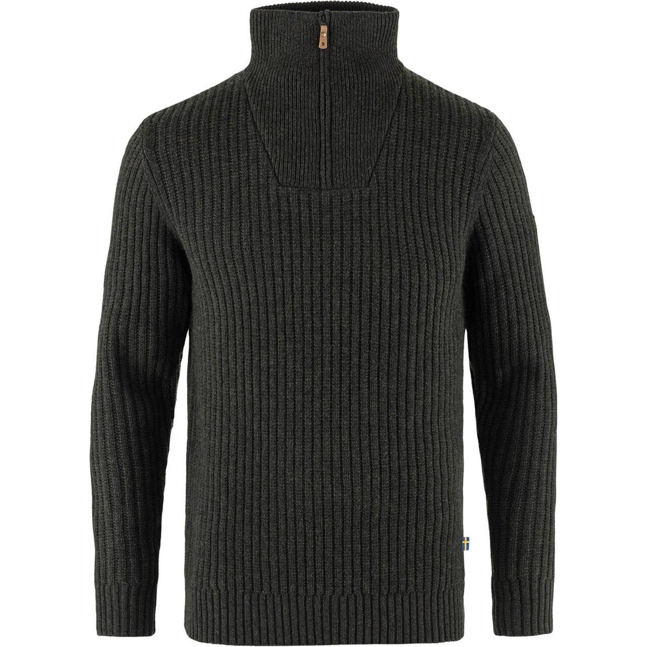 Fjällräven Mens Övik Half Zip Knit (Grøn (DARK OLIVE/633) XX-large)