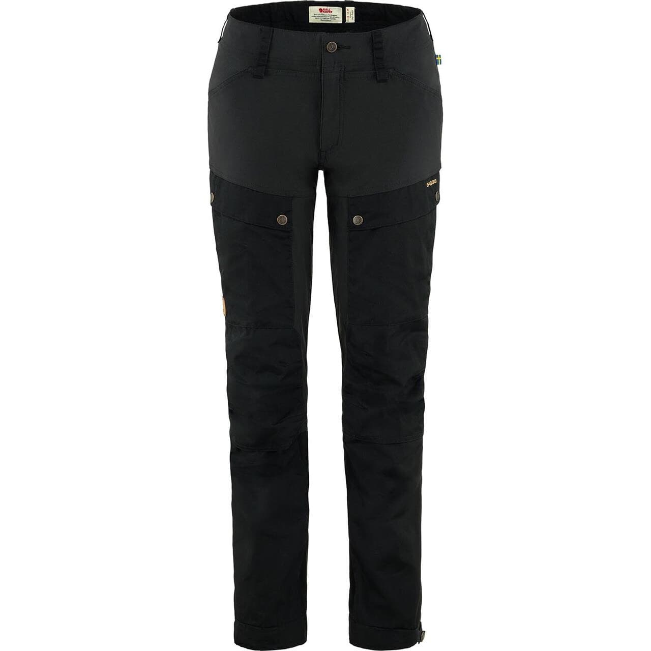 Fjällräven Womens Keb Trousers Curved (Sort (BLACK/550) 38 lang)