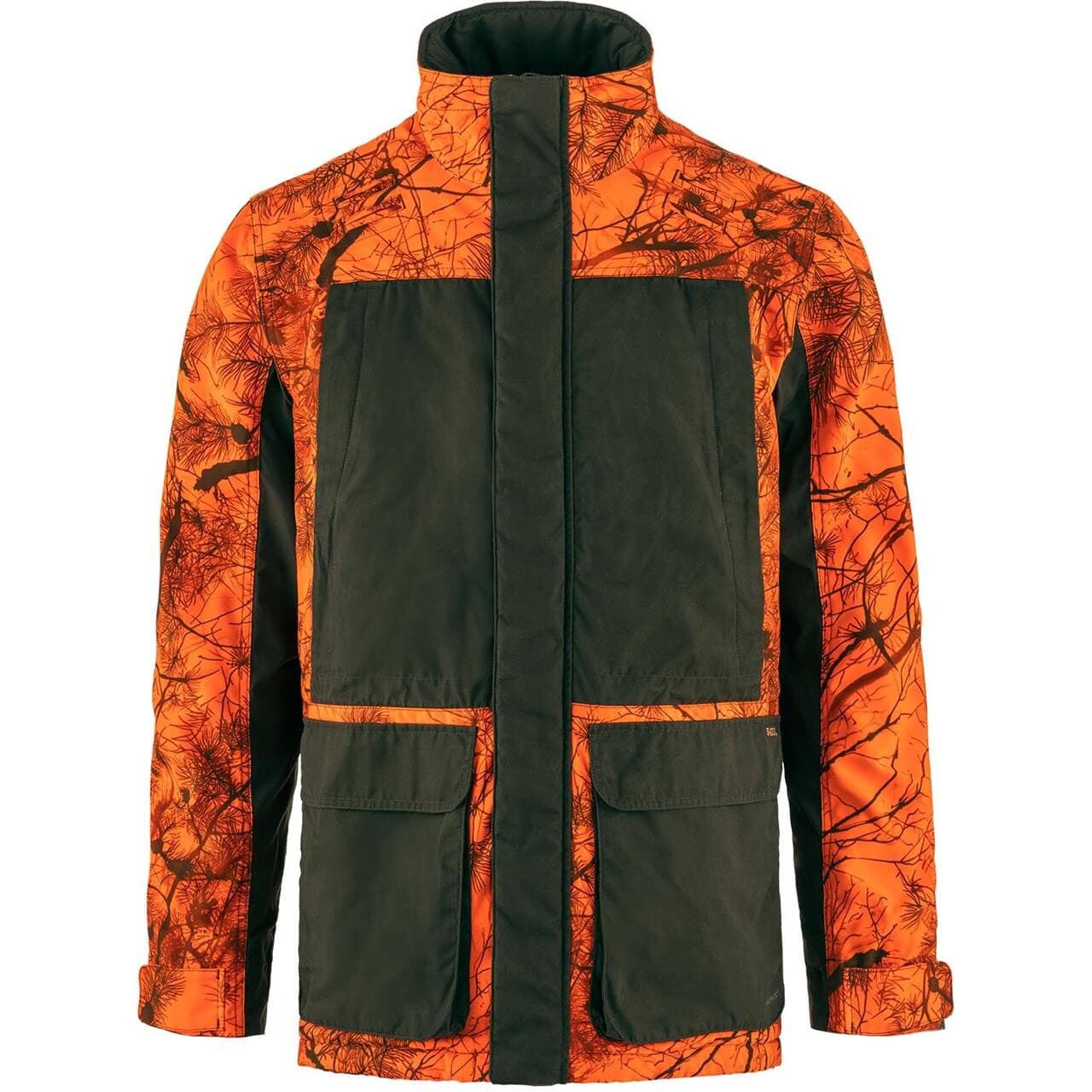 Fjällräven Mens Brenner Pro Padded Jacket (Orange (ORANGE CAMO-DP FOREST/261-662) XX-large)