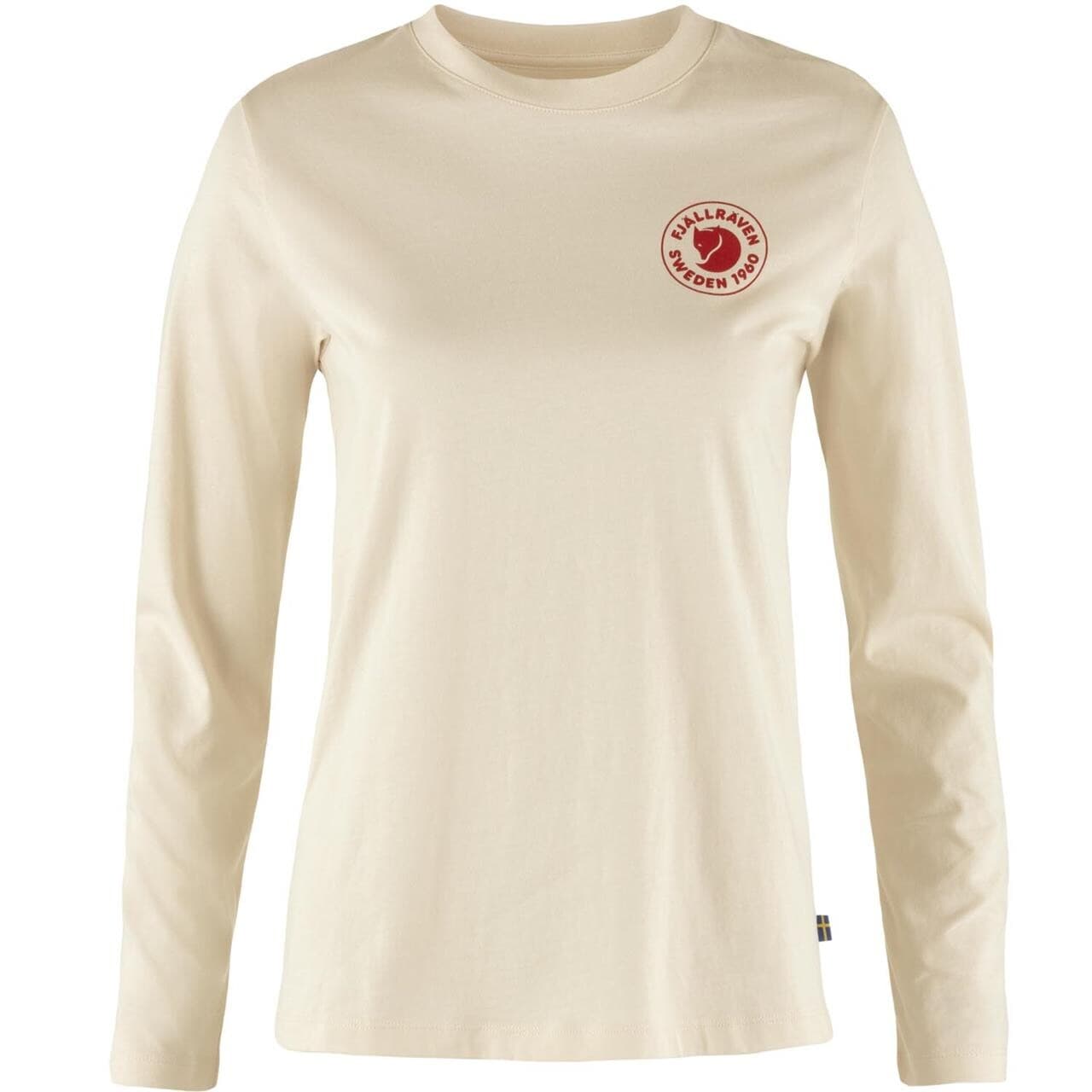Fjällräven Womens 1960 Logo T-shirt L/S (Hvid (CHALK WHITE/113) Medium)