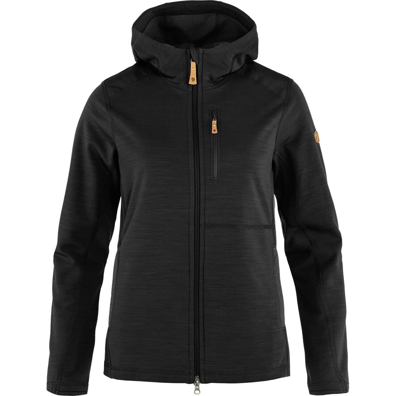 Fjällräven Womens Keb Fleece Hoodie (Sort (BLACK/550) X-large)
