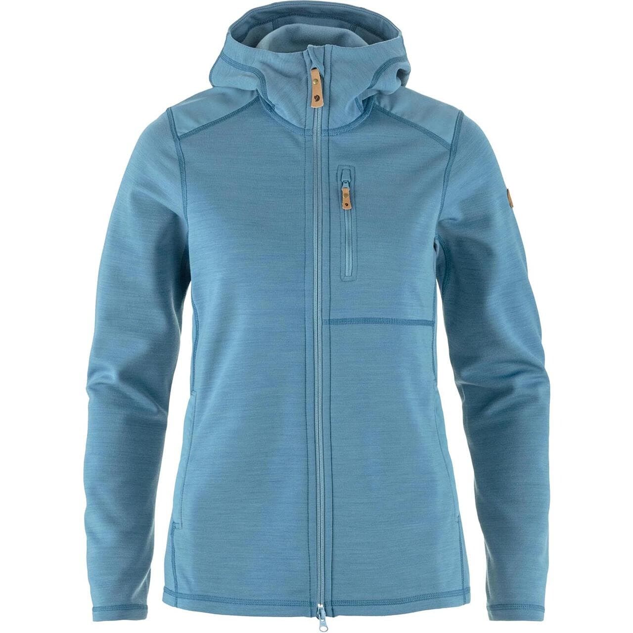 Fjällräven Womens Keb Fleece Hoodie (Blå (DAWN BLUE/543) Medium)