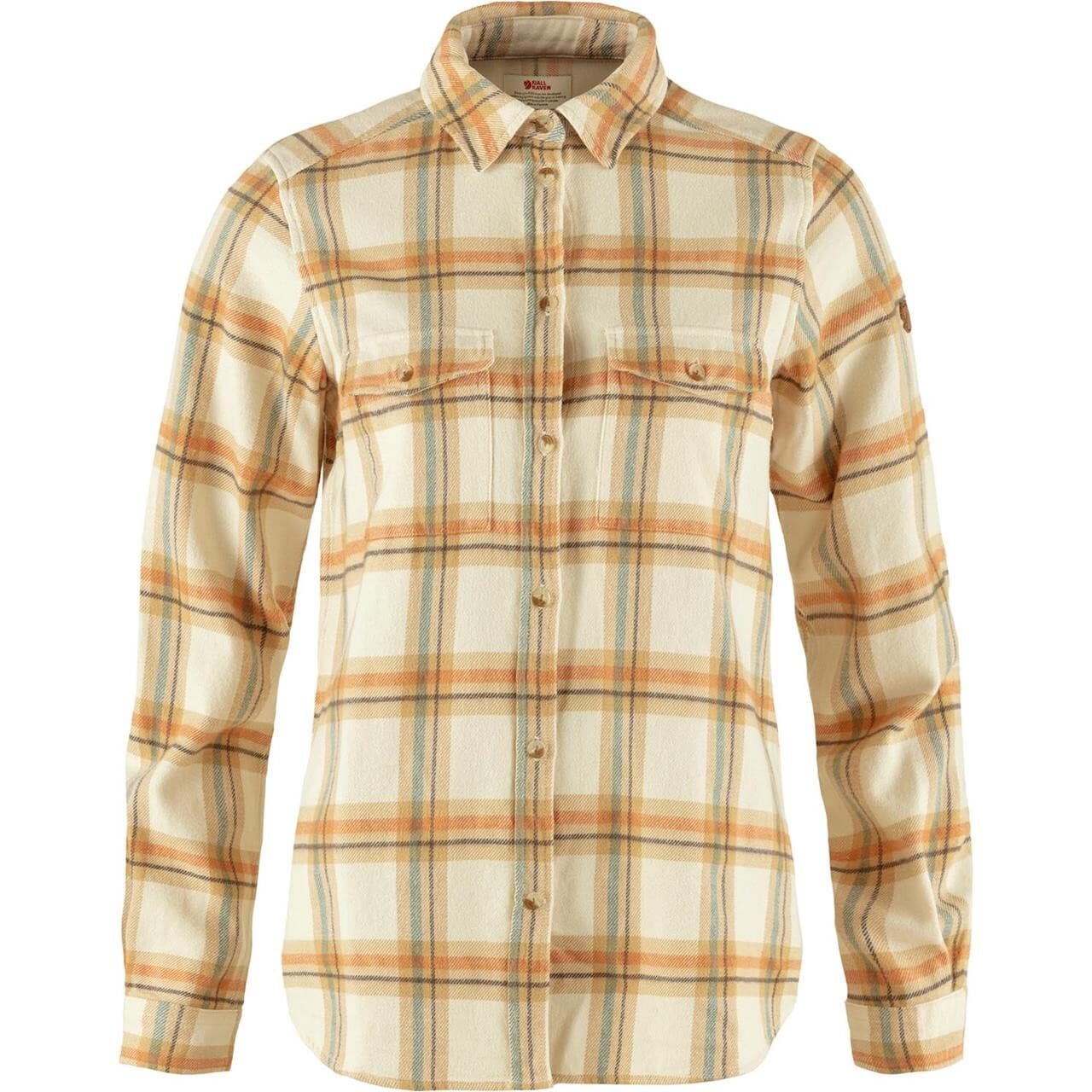 Fjällräven Womens Övik Heavy Flannel Shirt (Blå (NAVY-EGGSHELL/560-111) XX-small)