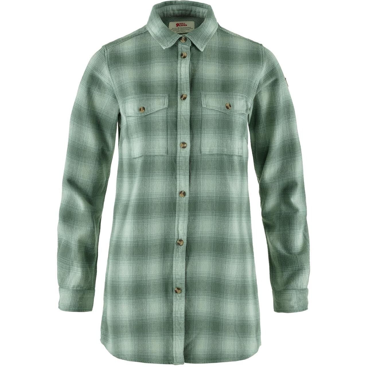 Fjällräven Womens Övik Twill Shirt L/S (Grøn (MISTY GRN-PATINA GREEN/674-614) X-small)