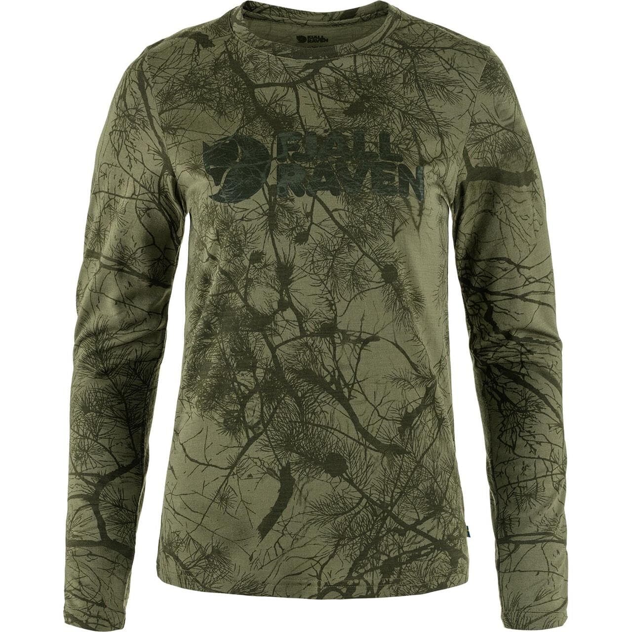 Fjällräven Womens Värmland Wool L/S (Grøn (GREEN CAMO/626) Small)