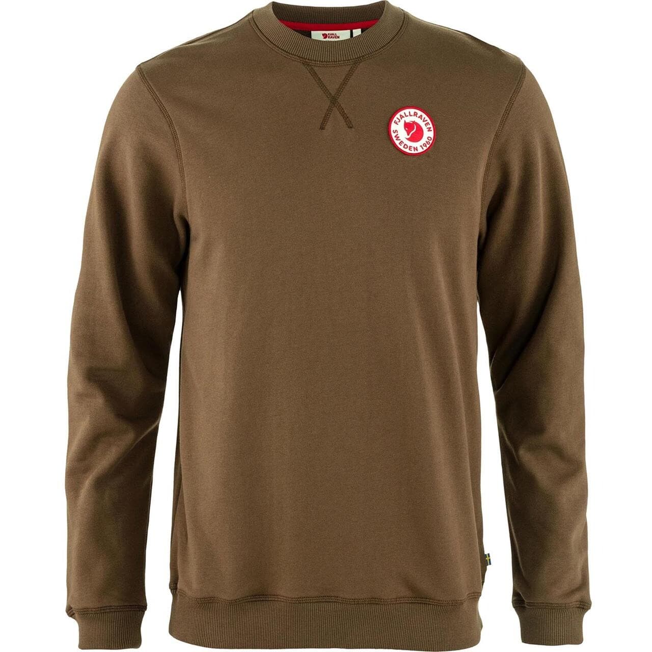 Fjällräven Mens 1960 Logo Badge Sweater (Brun (DARK OAK/299) Small)