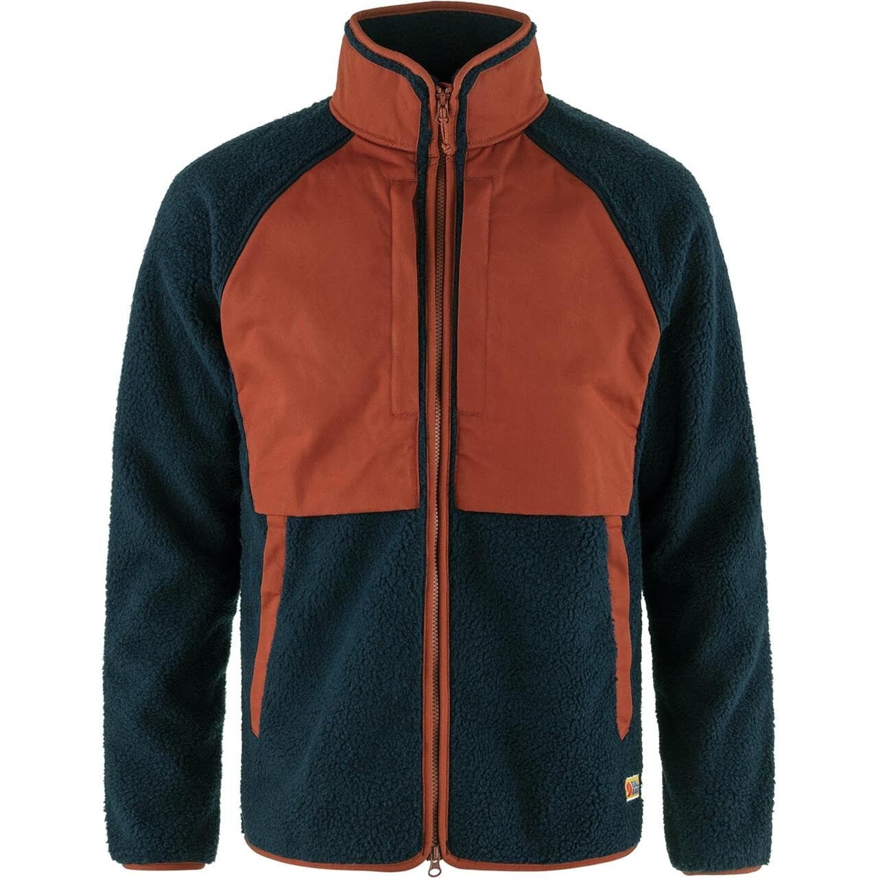 Fjällräven Mens Vardag Pile Jacket (Blå (NAVY-AUTUMN LEAF/560-215) XX-large)