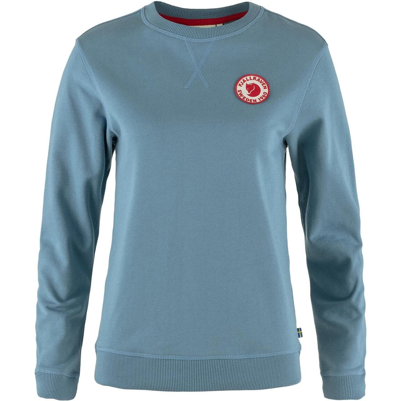 Fjällräven Womens 1960 Logo Badge Sweater (Blå (DAWN BLUE/543) X-small)