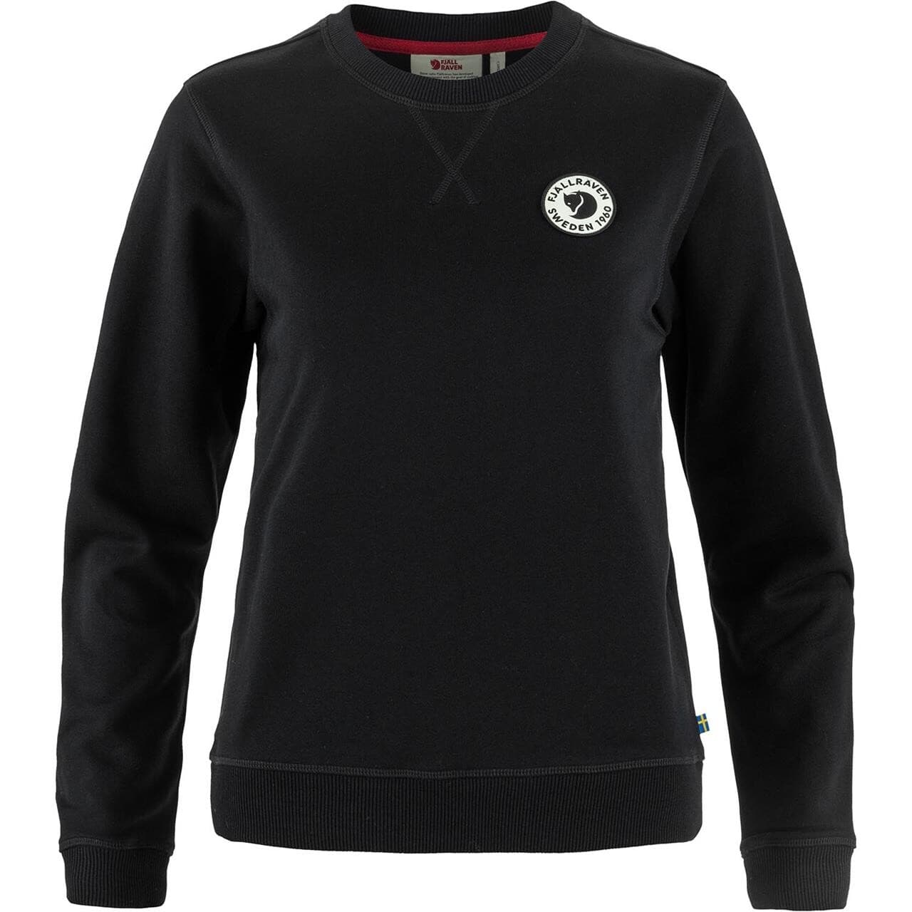 Fjällräven Womens 1960 Logo Badge Sweater (Sort (BLACK/550) X-small)