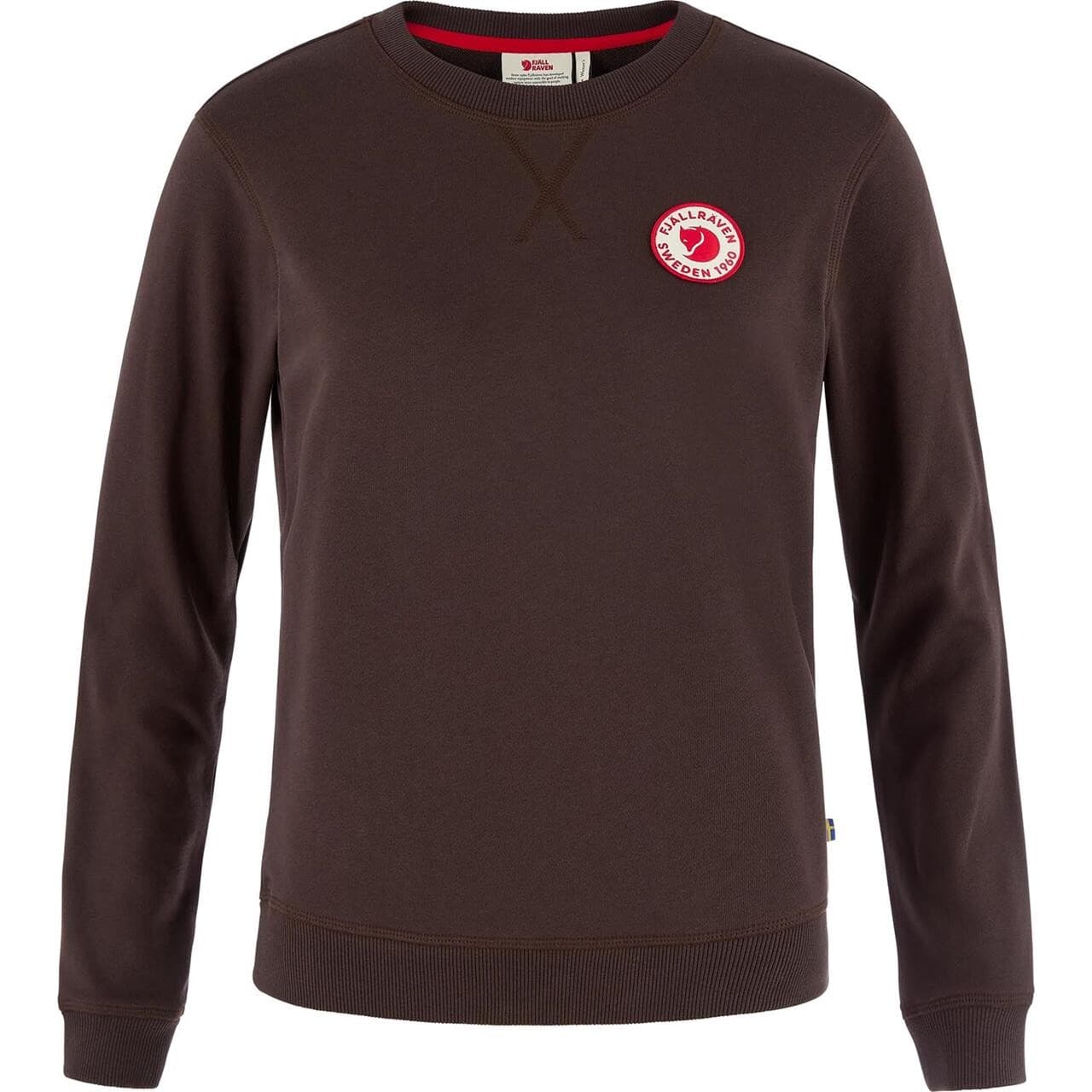 Fjällräven Womens 1960 Logo Badge Sweater (Brun (BLACK OAK/294) X-small)