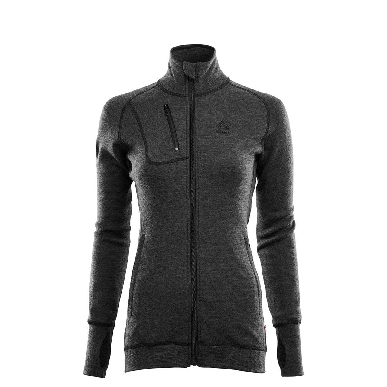 Aclima Womens Doublewool Jacket (Grå (MARENGO/JET BLACK) Large)