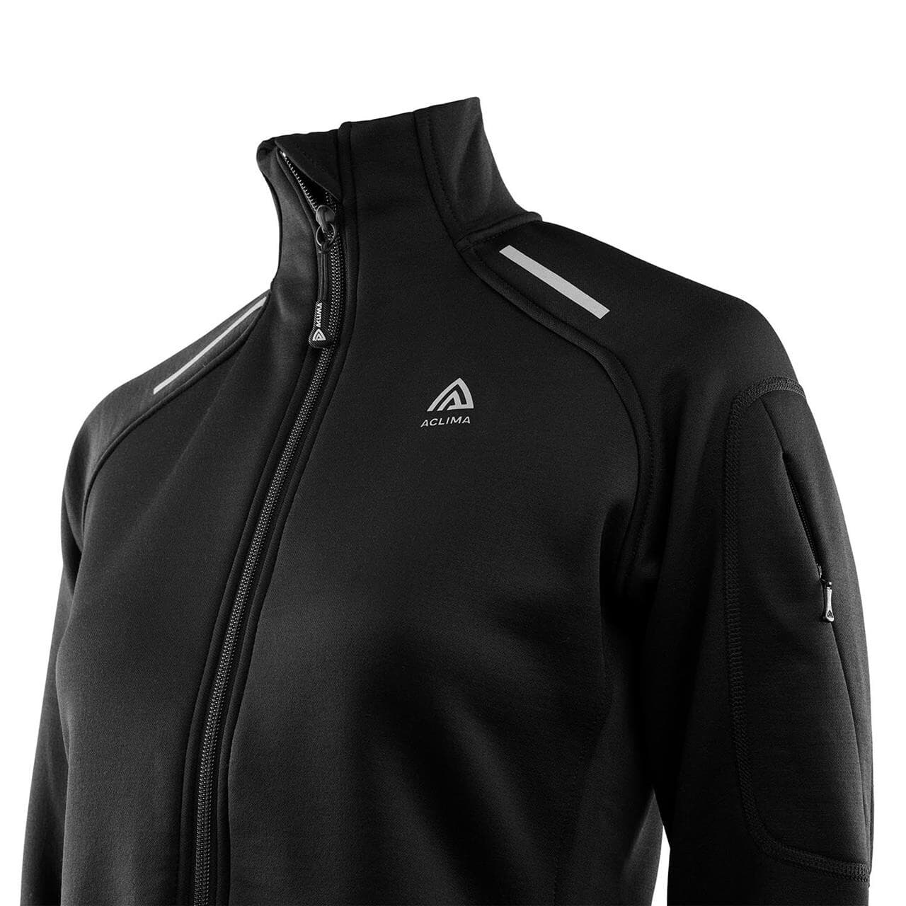 Aclima Womens WoolShell Sport Jacket (Sort (JET BLACK) Large)