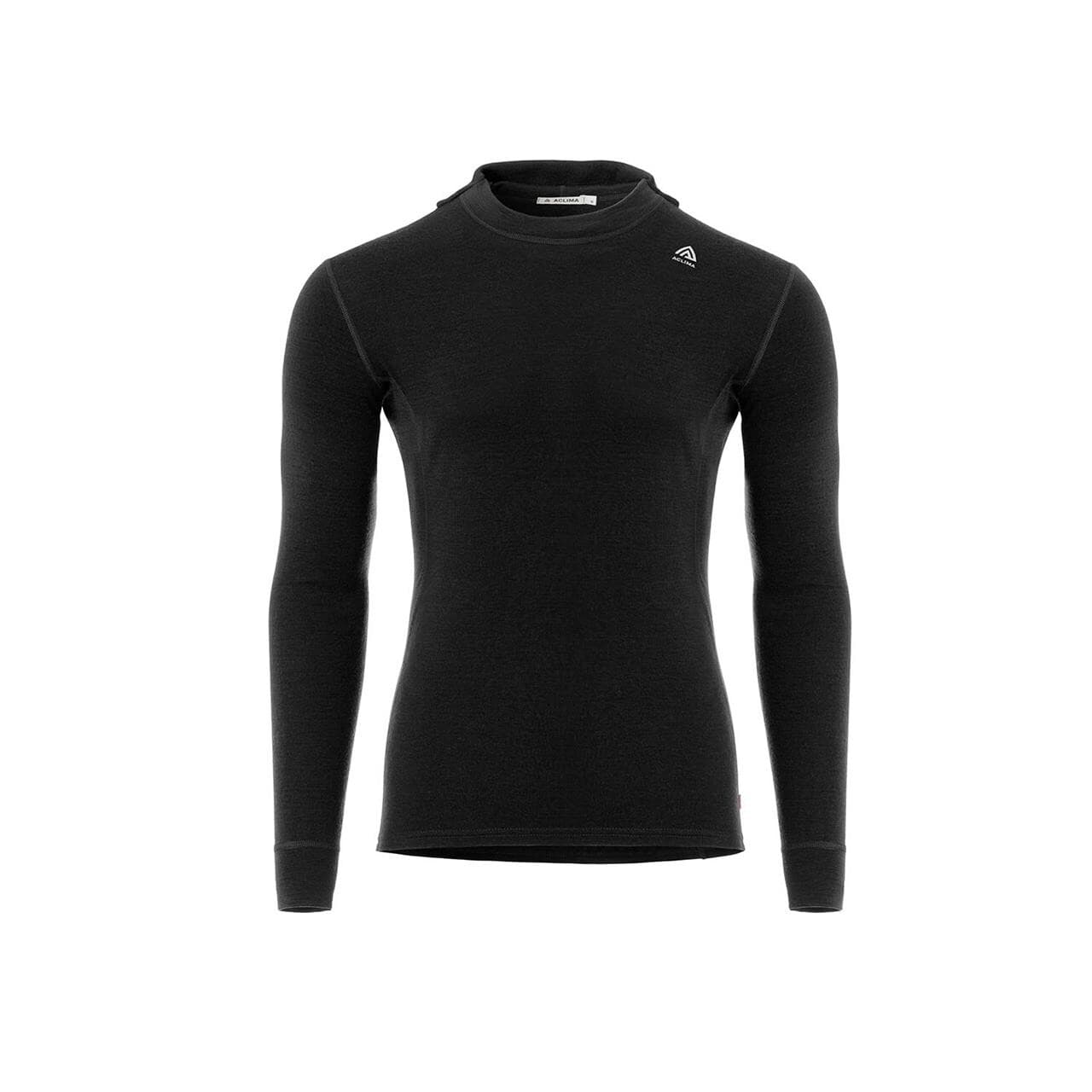 Aclima Mens WarmWool Hoodsweater V2 (Sort (JET BLACK) Medium)