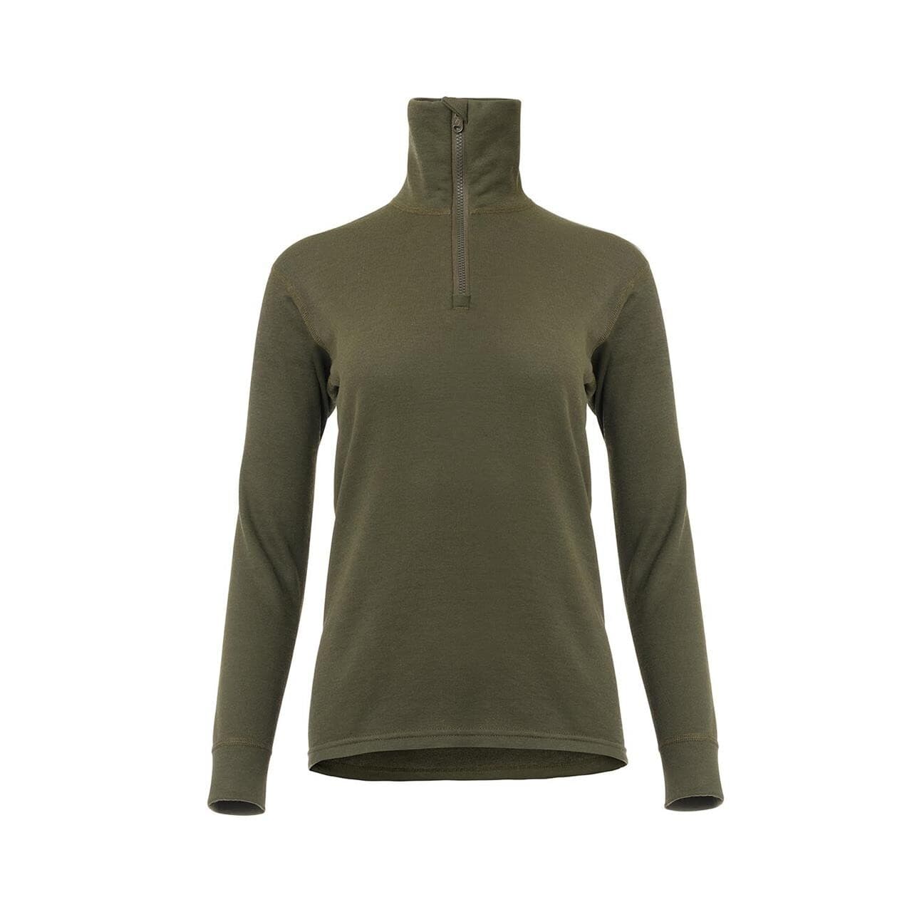 Aclima Womens WoolTerry Polo (Grøn (OLIVE NIGHT) Large)